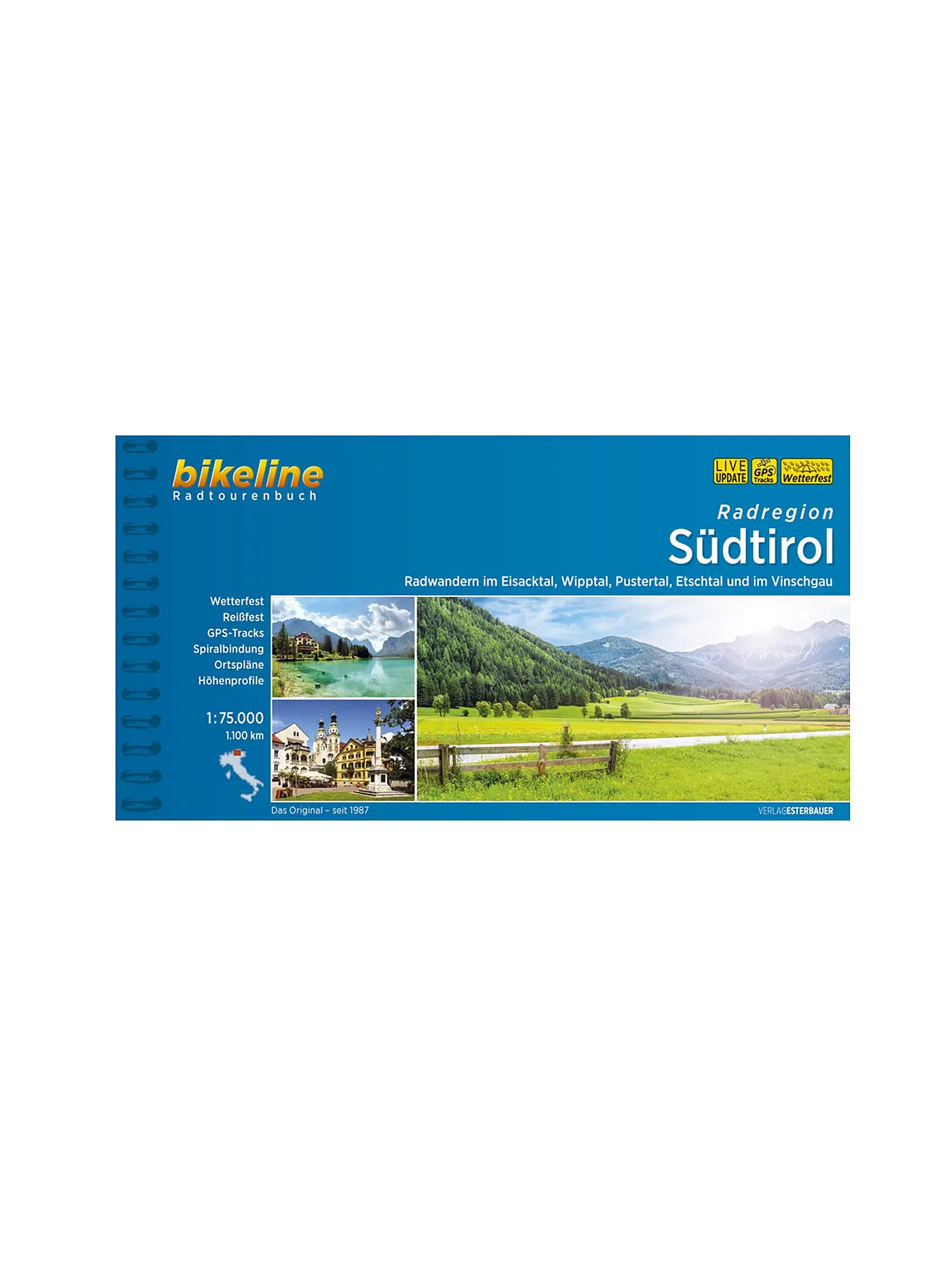 ESTERBAUER | Wanderkarte Bikeline Radregion Südtirol 1:75.000 | 